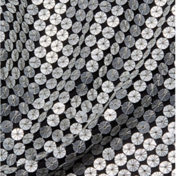 DODO BAR OR Etta Silver Metallic Sequin Spaghetti Strap Midi Slip Dress small - Picture 11 of 13